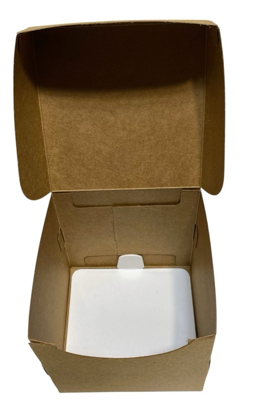 12 - Individual Bakery Boxes Cupcake, Dessert, Cake Slice Momodelli (4x4x4) gallery