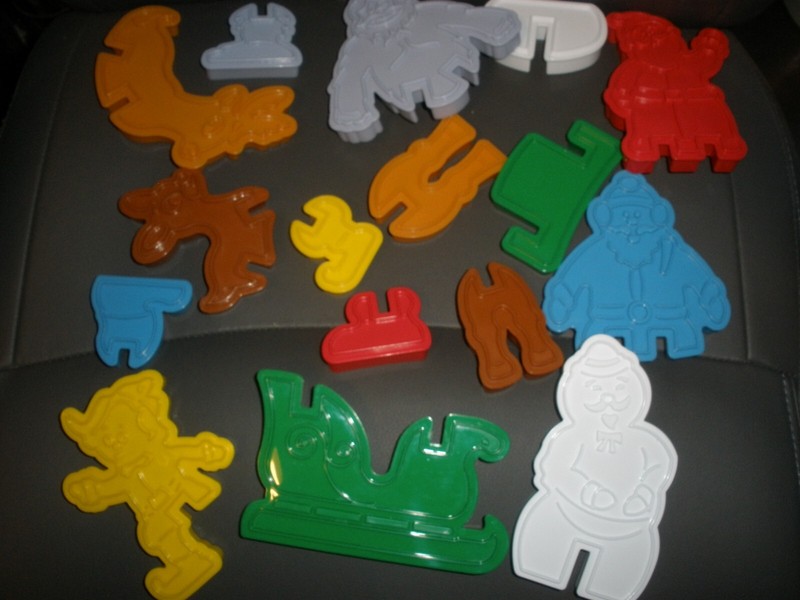 Never Used but Opened Rudolph Red Nosed Reindeer Stand up Cookie Cutters (SU35) gallery