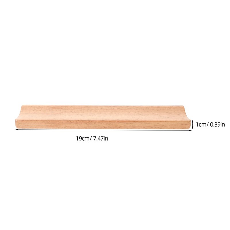2 Pcs Rolling Pin Roller Holder Wood Cradle Baking Pastry Display Rack gallery