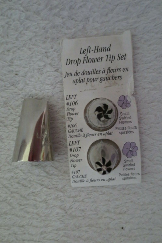 WILTON TIP NUMBER Left Handed 106 107 Petal 116 New gallery