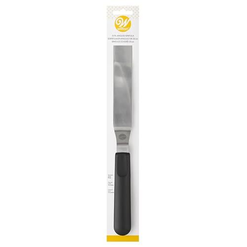 13 Inch Angled Frosting Spatula, Stainless Steel With an Ergonomic Handle