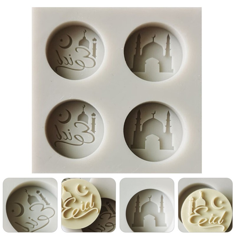 Ramadan Pattern Mold Soap Making Supplies Holiday Chocolate Silicone Muslim New