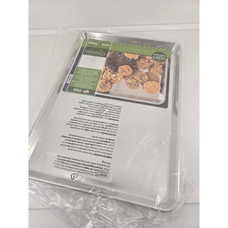 Nordic Ware Naturals Aluminum Big Sheet Pan 21”x15”x1” – New in Package
