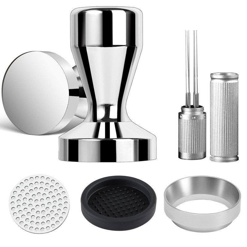51mm Espresso Accessories Kit, 316 stainless steel 51mm, Silver