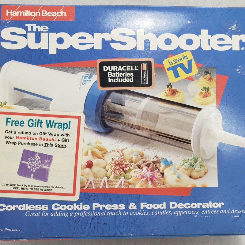 Super Shooter Cordless Cookie Press Replacement Parts Hamilton Beach Food Maker gallery