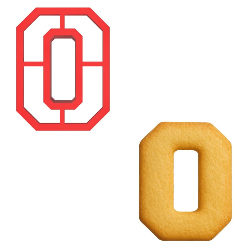 4 inches Varsity Letters Cookie Cutter for Baking & Fondant Clay Gifts – O