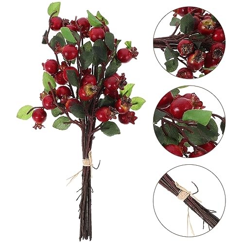 Group of 5 Pomegranate Berries Bouquet Floral Artificial Flowers Pomegranate gallery