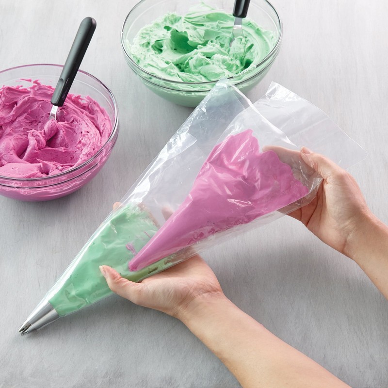 16-inch Disposable Decorating Piping Bags, 12-Count, Plastic gallery
