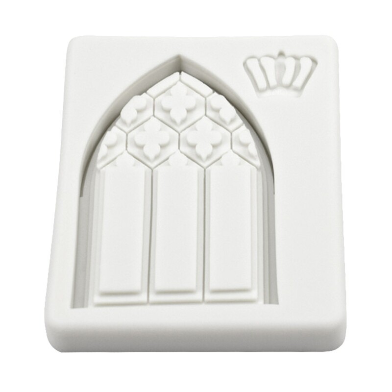 Cake Chocolate Clay Decorating Crown Window Polymer Craft Art DIY Molds Tool