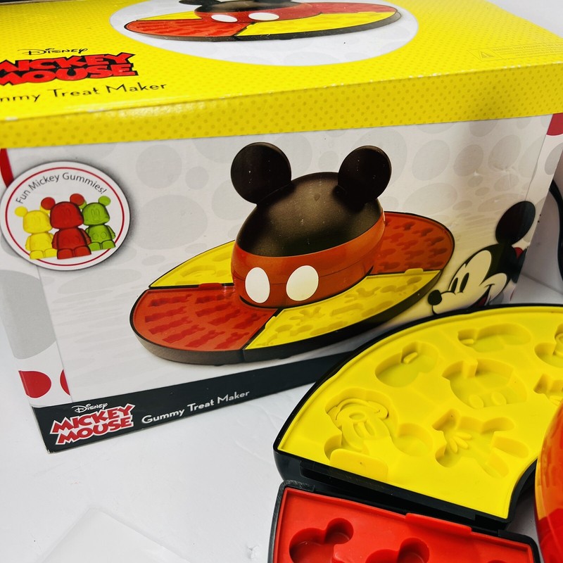 Disney Mickey Mouse Gummy Treat Maker 4 Mold Silicone Trays Chocolate Resin gallery