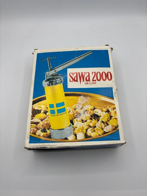Vintage Sawa 2000 De Luxe Cookie Press Biscuit Maker Made in Sweden