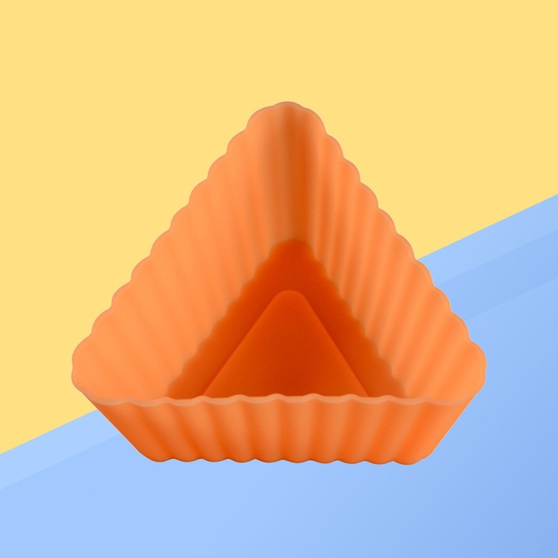 Flexible Orange Silicone Baking Molds Non Stick Oven Safe for Cupcake Muffin gallery