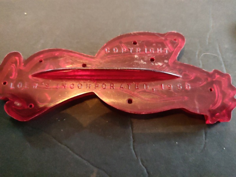 3 Vintage 1950's Transparent Red Plastic TOM & JERRY Cookie Cutters gallery