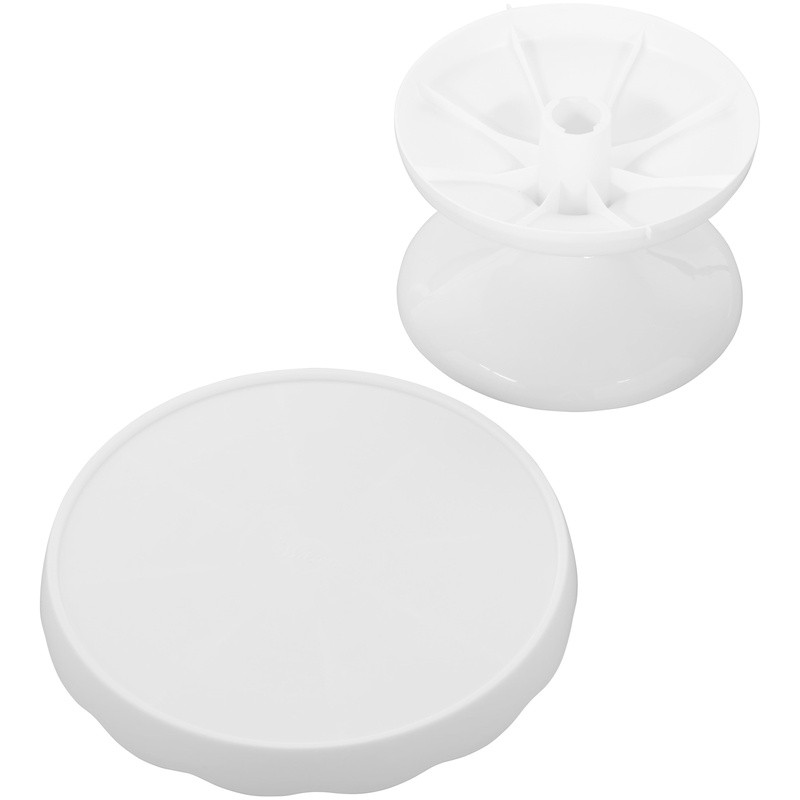 2-in-1 Cake Stand Serving Plate Pedestal Display Cake Holder Disposable Plastic gallery