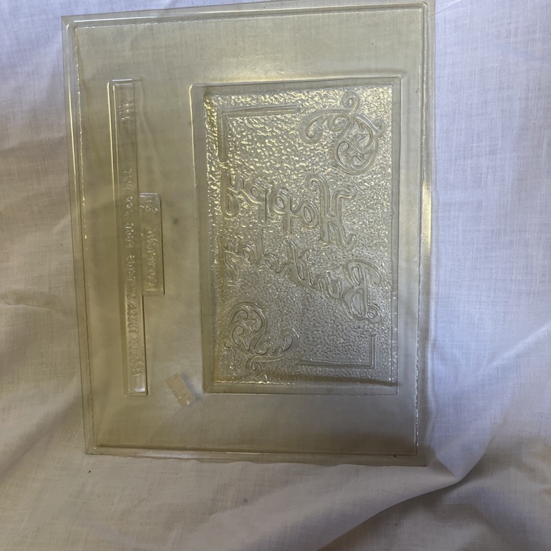 Vtg Apollo Chocolate Candy Mold Happy Birthday gallery