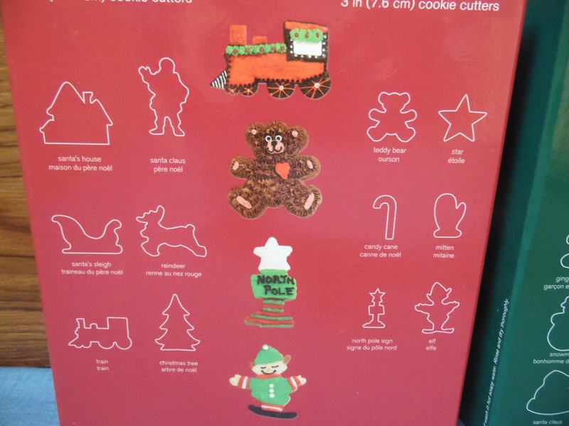 2 PACKS Holiday Baking Cookie Cutters 32 Total Piece Metal Sleigh Elf Star Bell gallery