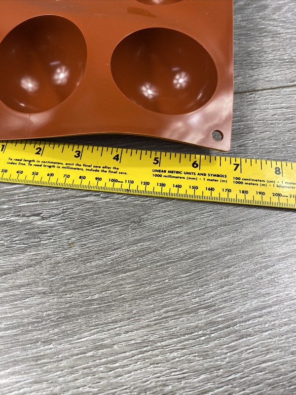 6-Cavity Silicone Cake Mold Hot Chocolate Bomb Mold 2.5In Half Ball Sphere Small gallery
