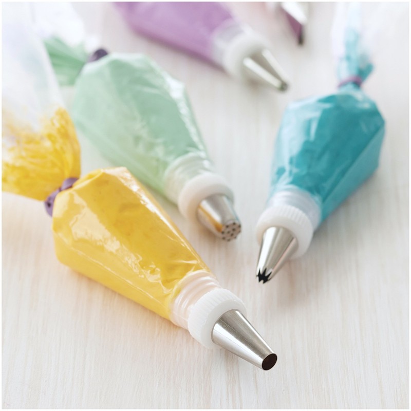 12-Inch Disposable Decorating Piping Bags, 50-Count Set gallery
