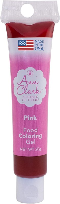 Ann Clark Cookie Cutters Premium Food Coloring Gel Pink – 20g Tube