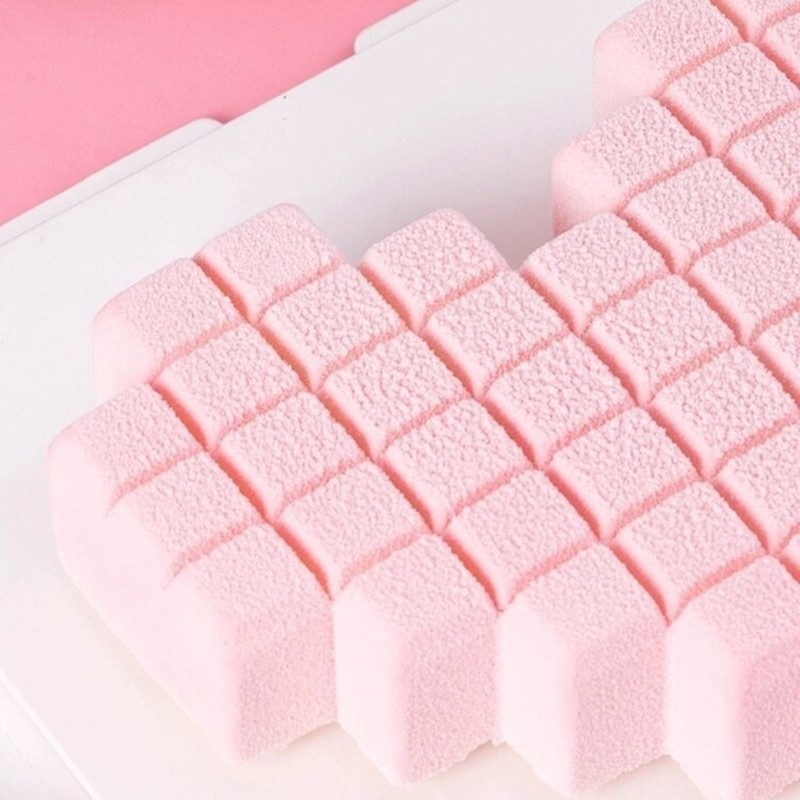 Pixel Heart Shape Silicone Molds Chocolate Molds Mousses Cake Baking Tool gallery