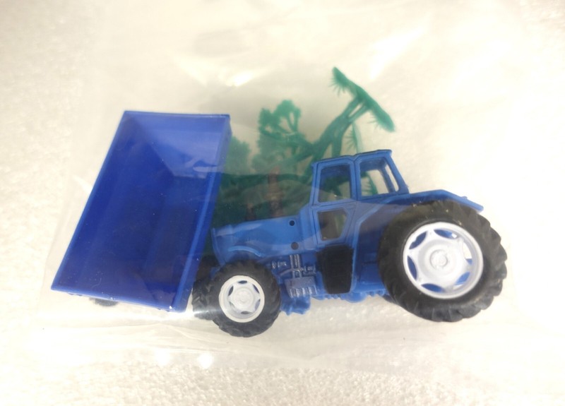 Blue tractor cake topper kit / trees / farm / farming / NEW