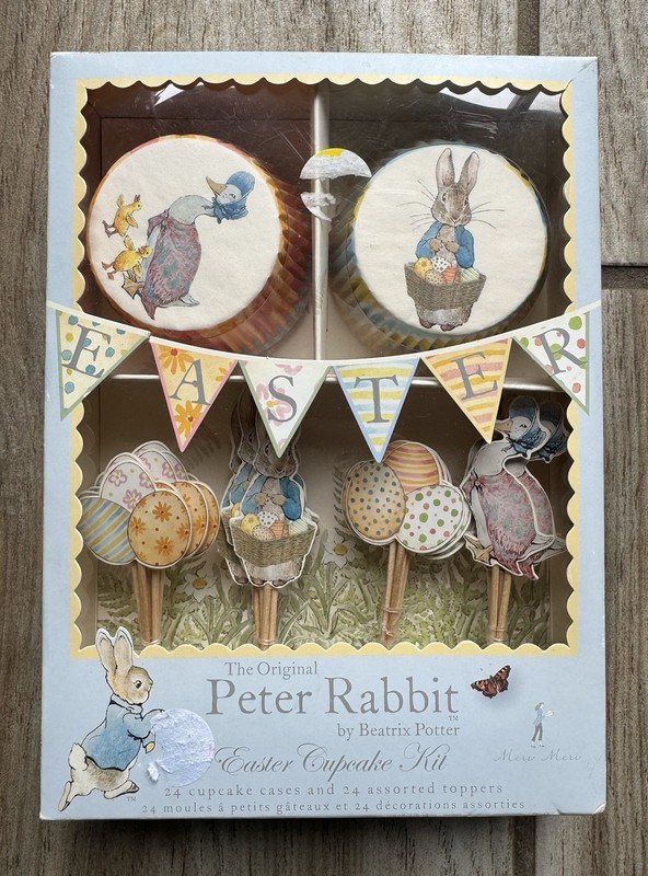 The Original Peter Rabbit by Beatrix Potter Easter Cupcake Kit 24 Count
