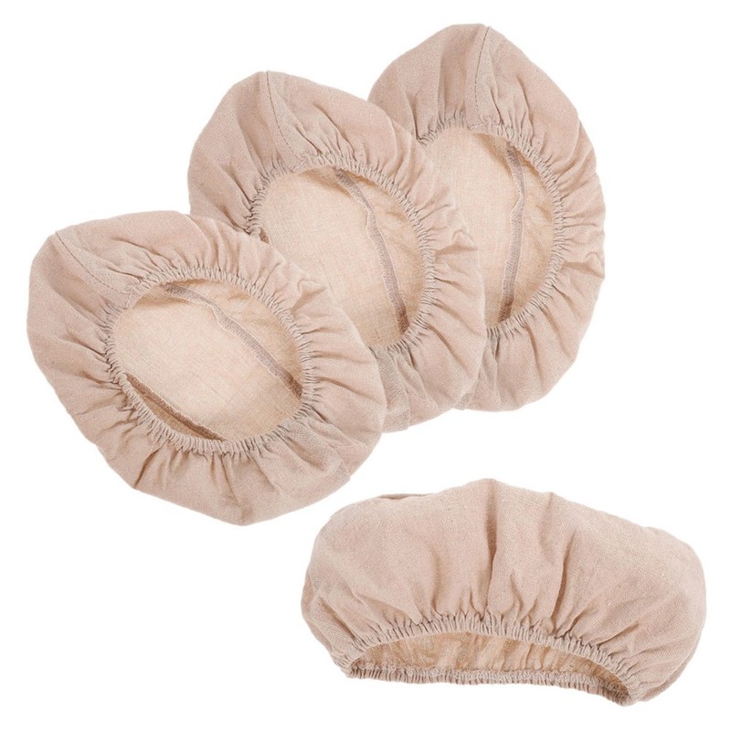4 Pcs Dough Basket Liners Bread Cloth Insert Banneton Proofing Bowl