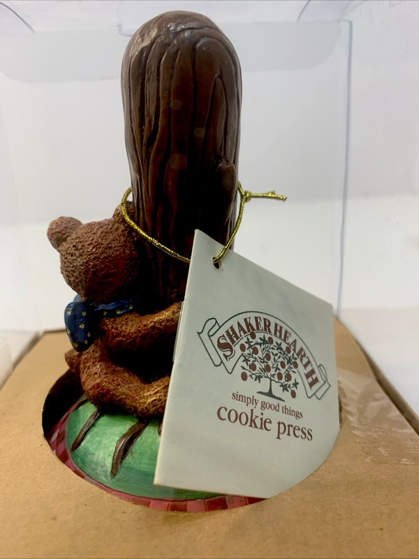 Shaker Heart Cookie Press Teddy Bear W/ Butterfly- Recipe Enclosed 1997 Open Box gallery