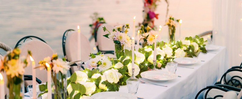 Flower Garland. Lights, White Floral Garland Fake Flowers for Home Wedding gallery