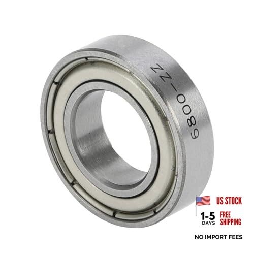6800ZZ Deep Groove Ball Bearings P60x9x5mm Lubricated Bearings Double Metal 1