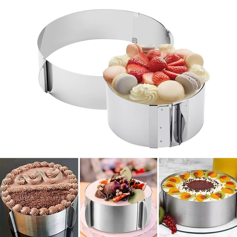 ADJUSTABLE ROUND BAKING AND SALAD MOLD 15-30 CM 5.9-11.8 IN HEIGHT 8 CM 3.1 IN gallery