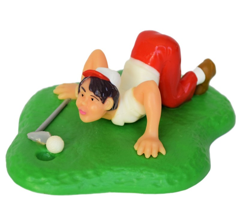 Vintage Wilton Cake Topper Golfer Golf Cake Top