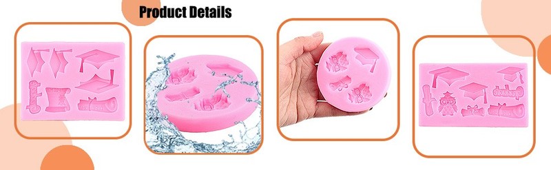 ZiXiang Graduation Silicone Mold Doctoral Cap Silicone Molds Diploma Scroll gallery
