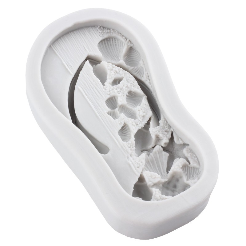 Beach Sandals Silicone Mold Summer Beach Fondant Cake Decorating Chocolate Mold gallery