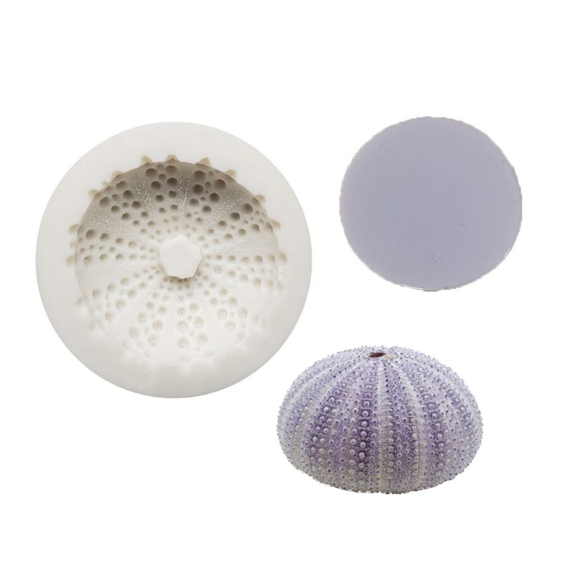 DIY Fondant Moulds Marine Series Modelings Molds Sea Urchin Shell Shape Mould gallery