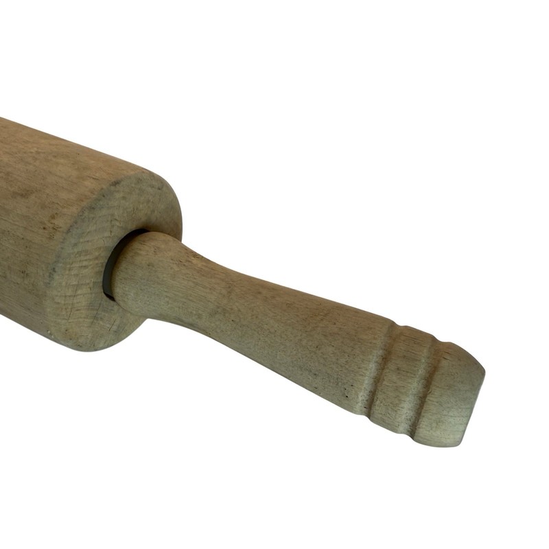 VTG J.K. Adams Vermont Wooden Rolling Pin 18" Farmhouse Primitive Kitchen Baking gallery
