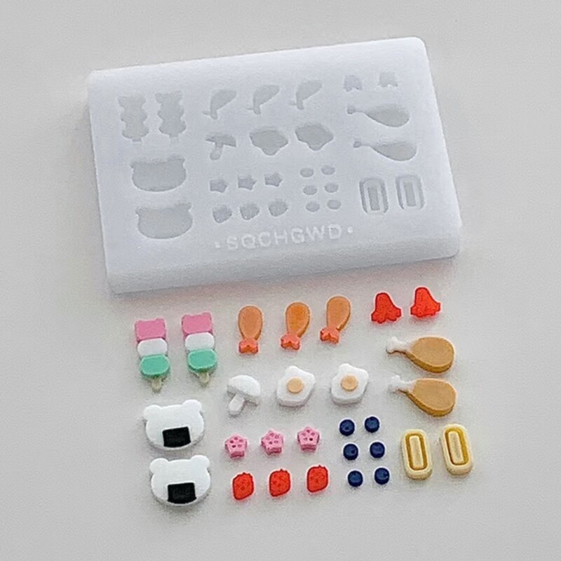 Biscuit Cake Making Mold Flower Rose and Fork Silicone Baking Molds gallery