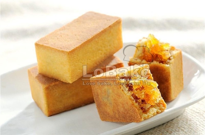2.1cm Height Lengthened Rectangle Aluminium Pineapple Cake Mold Stainless Ste... gallery