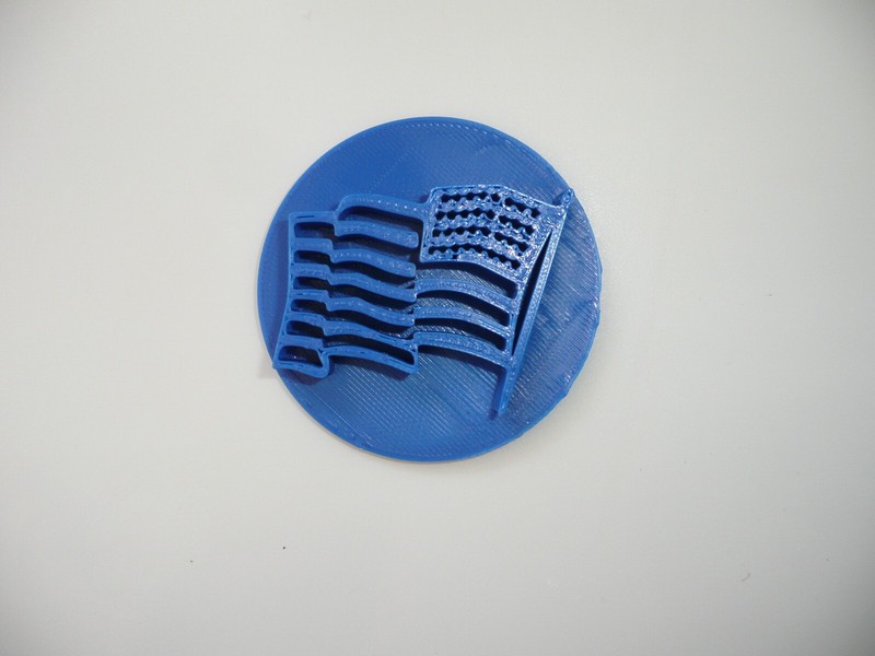 UNITED STATES US FLAG PATRIOTIC COOKIE STAMP EMBOSSER MADE IN USA PR5541 gallery