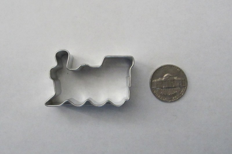 1.75″ Mini Locomotive Choo Choo Train Tin Steel Bday Party Fondant Cookie Cutter