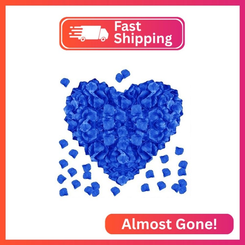 AWCCXMYM 1000PCS Fake Rose Petals for Romantic Night Romantic Festive Atmosphere