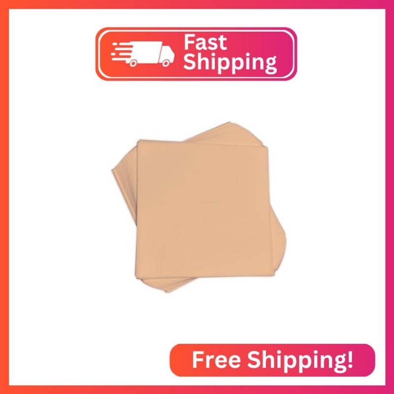 9×9 Inch Natural Parchment Paper Squares 200 Sheets | Made is USA | Worthy Liner