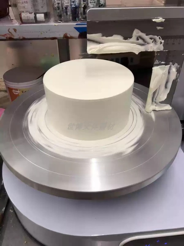 220V 4-12 Inch Birthday Cake Frosting Machine 3D Cake Frosting Machine gallery