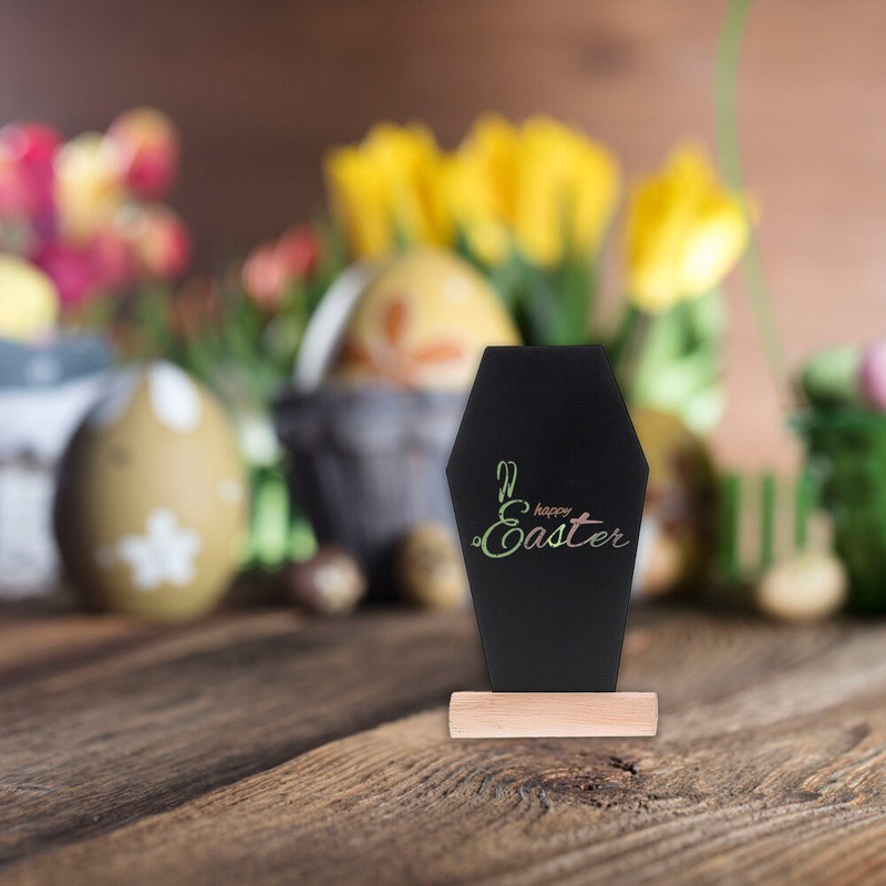 4pcs easel chalkboard Coffin Table Number Small Tabletop Chalk Boards gallery