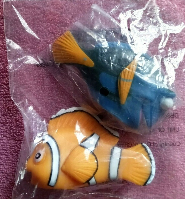 DecoPac Cake Topper Finding Nemo Squirters Set 16677 Fish Sealed MIP Pixar gallery
