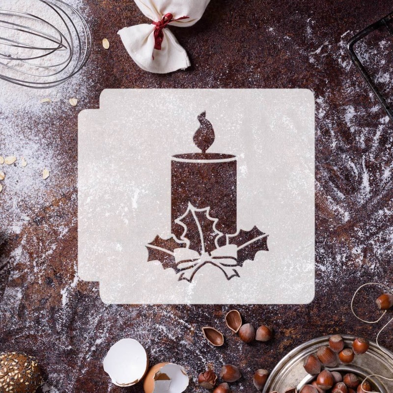 Christmas – Candle 783-E404 Stencil