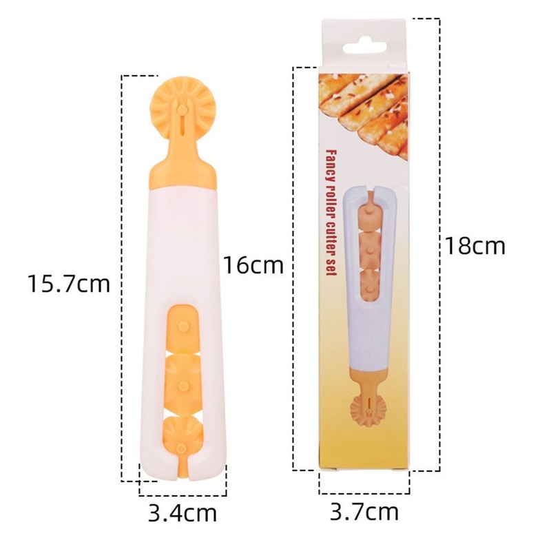 Roller Cutter Baking Tool Dough Cookie Pie Craft For Pizza Pastry Lattice gallery
