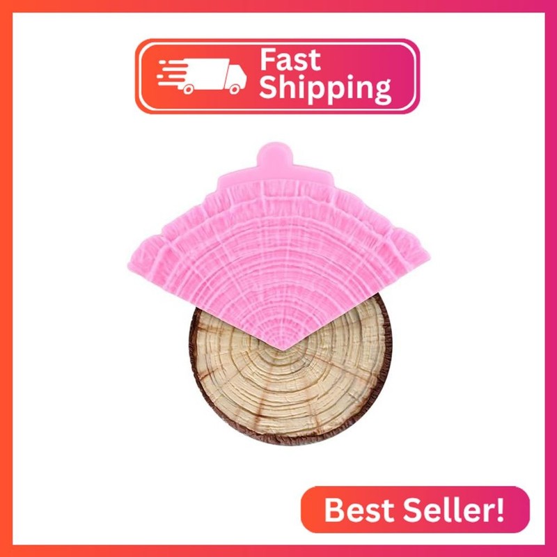 XMOLDNMS Tree Bark Cake Fondant Mold Tree Stump Silicone Mold For Cake Decoratin