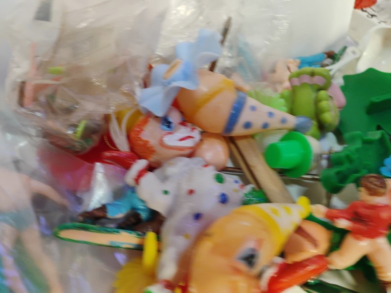 Vintage Cake Toppers Clowns Surfers Football Etc Lot Look gallery