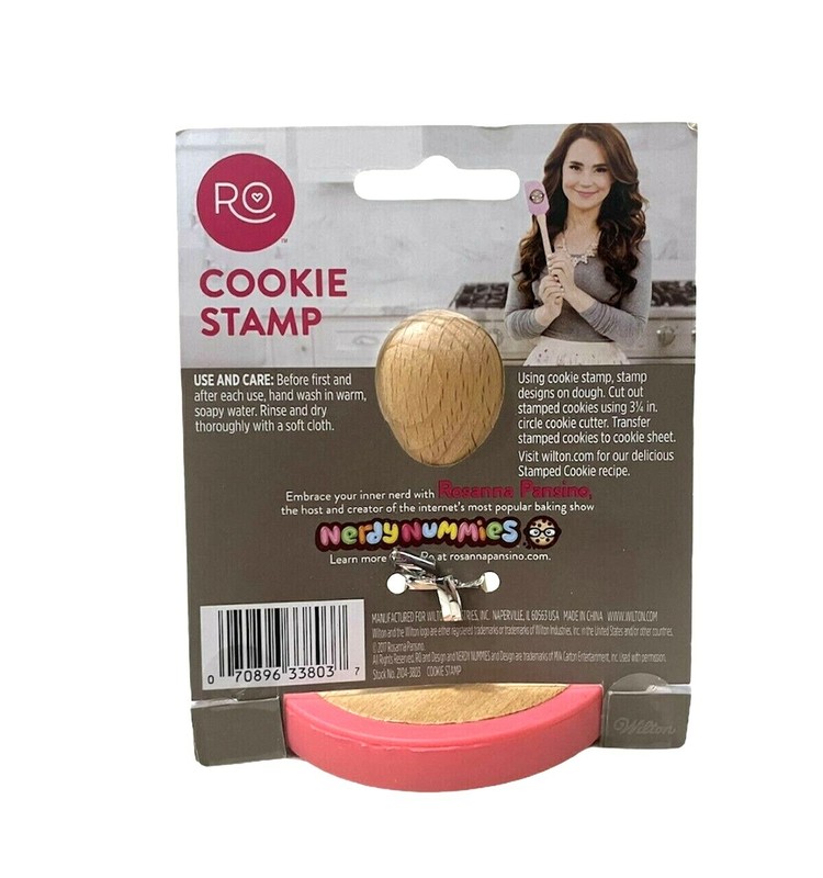 Lot 3 Wilton Rosanna Pansino Nerdy Nummies Round Cookie Stamp For 3.25" Cookies gallery